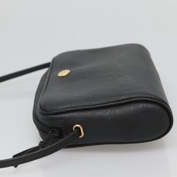 DIOR Honeycomb Canvas Shoulder Bag Pvc Black Gold - Picture 5 of 12